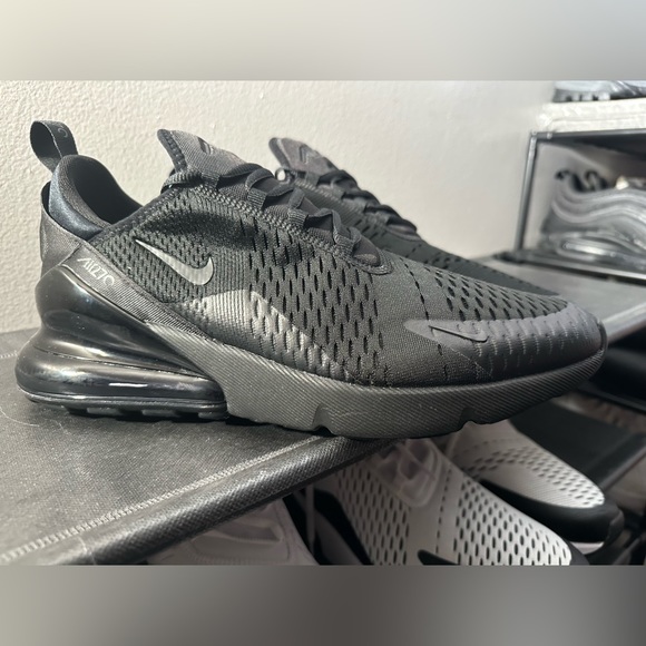 Nwt - NIKE AIR 270 BLACK SIZE MENS 12 ( No box) - Picture 6 of 10